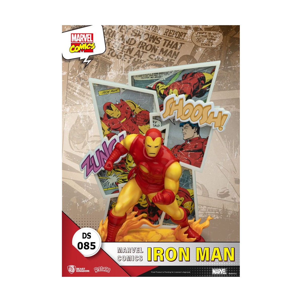 Beast Kingdom Marvel Comics Diorama PVC - Iron Man D-Stage