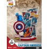 Beast Kingdom Marvel Comics Diorama PVC - Captain America D-Stage