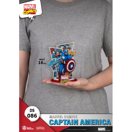 Beast Kingdom Marvel Comics Diorama PVC - Captain America D-Stage