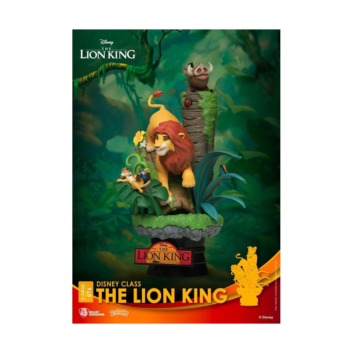 Beast Kingdom Disney Der König der Löwen Diorama - D-Stage