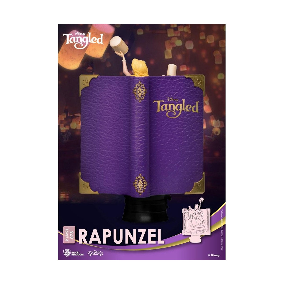 Beast Kingdom Disney Rapunzel diorama - D-Stage Story Book Series