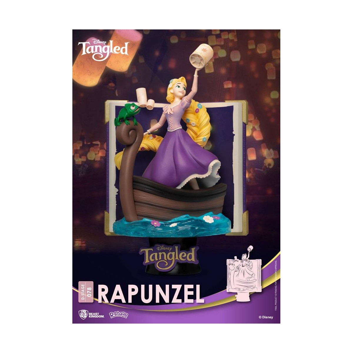 Beast Kingdom Disney Rapunzel diorama - D-Stage Story Book Series