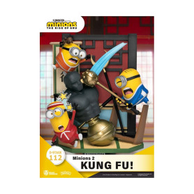 Beast Kingdom Die Minions 2 Kung Fu Diorama! - D-Stage Story Book Series