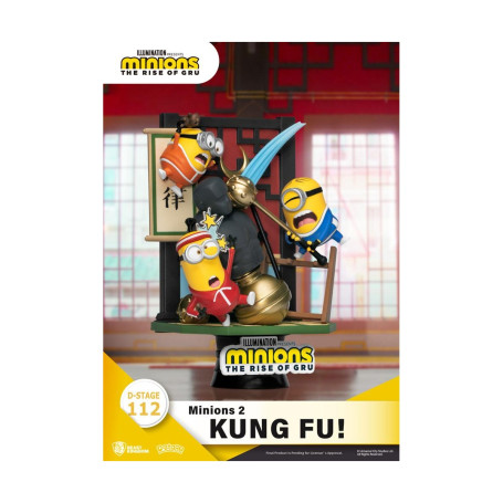 Beast Kingdom Die Minions 2 Kung Fu Diorama! - D-Stage Story Book Series