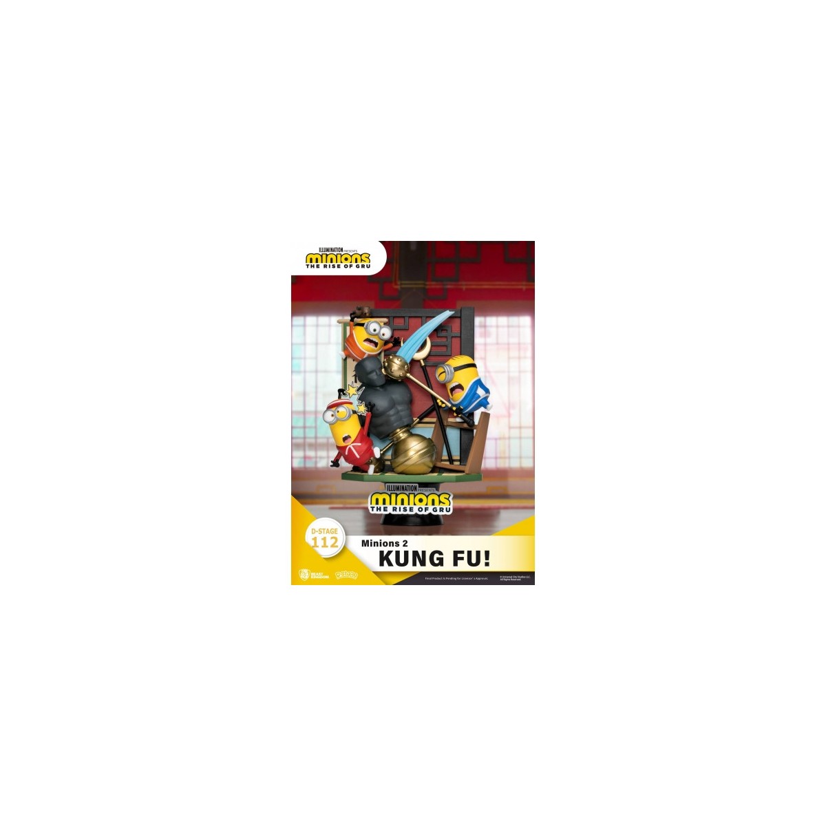 Beast Kingdom Die Minions 2 Kung Fu Diorama! - D-Stage Story Book Series