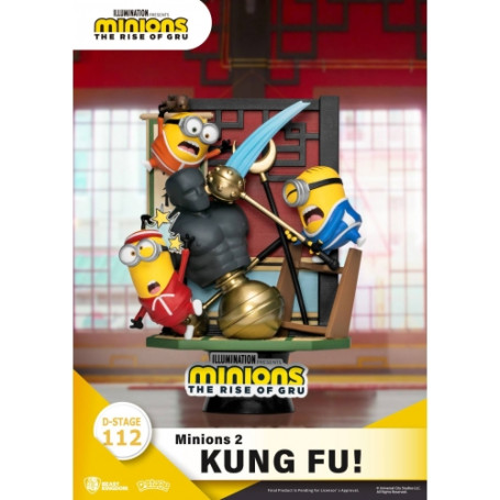 Beast Kingdom Die Minions 2 Kung Fu Diorama! - D-Stage Story Book Series