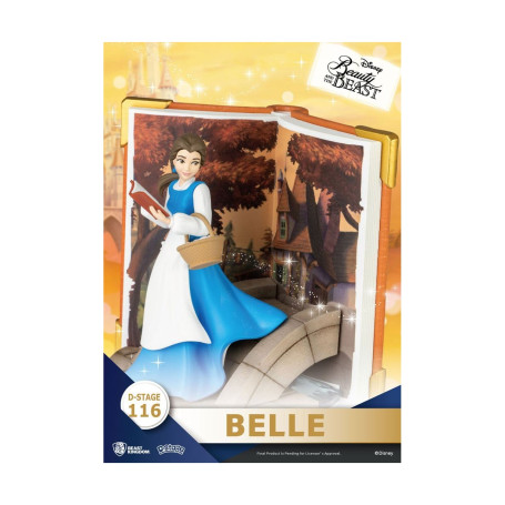 Beast Kingdom Disney Die Schöne & das Biest Diorama BELLE - D-Stage Story Book Series