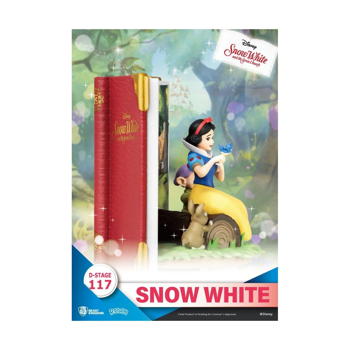 Beast Kingdom Disney Die Schöne & das Biest Diorama SCHNEEWEISS - D-Stage Story Book Series