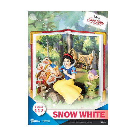 Beast Kingdom Disney Die Schöne & das Biest Diorama SCHNEEWEISS - D-Stage Story Book Series