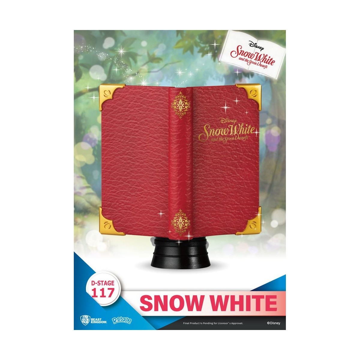 Beast Kingdom Disney Die Schöne & das Biest Diorama SCHNEEWEISS - D-Stage Story Book Series