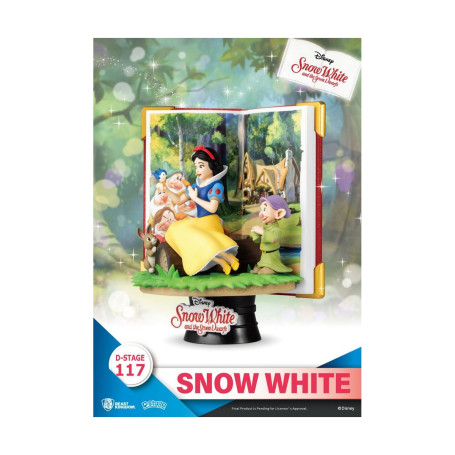 Beast Kingdom Disney Die Schöne & das Biest Diorama SCHNEEWEISS - D-Stage Story Book Series