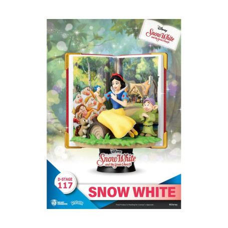 Beast Kingdom Disney Die Schöne & das Biest Diorama SCHNEEWEISS - D-Stage Story Book Series