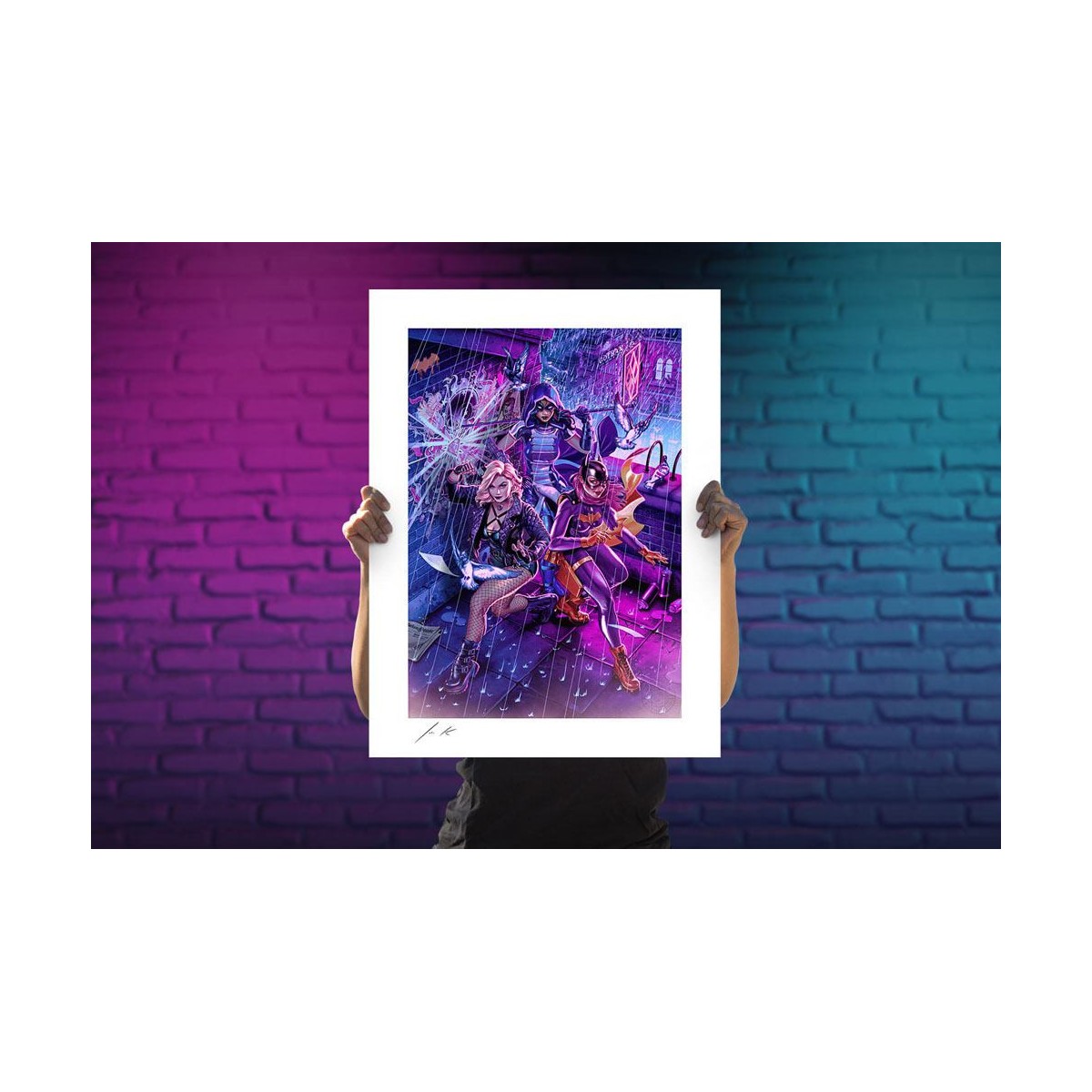 Sideshow DC Comics Druck - Art Print Birds of Prey by John Keaveney 46 x 61 cm - ungerahmt
