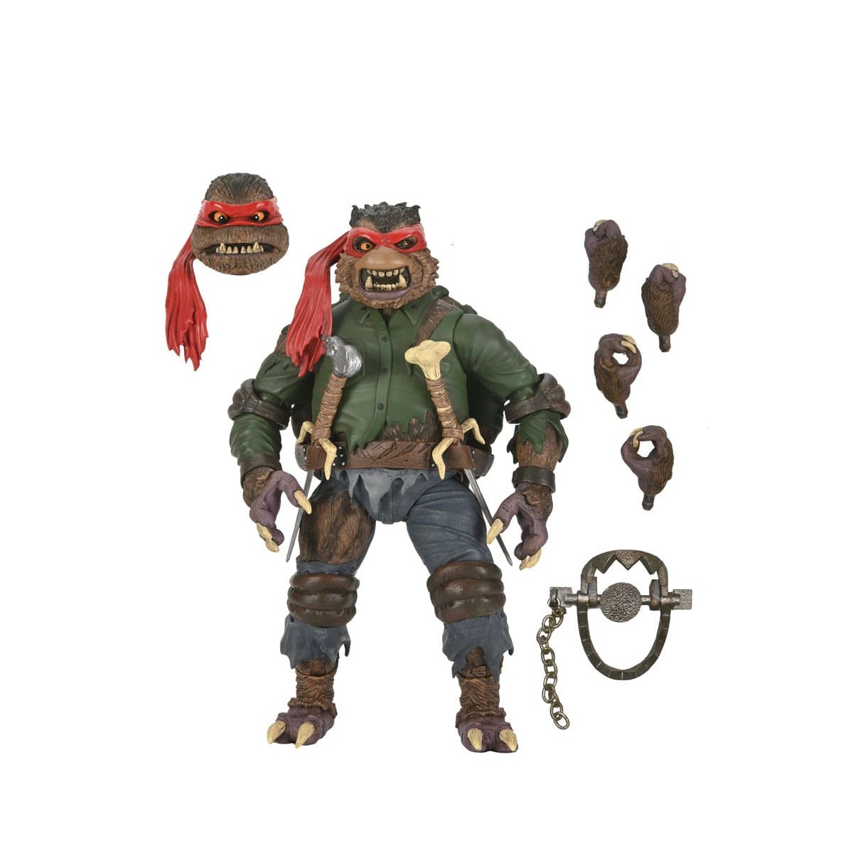 NECA - Ultimate Raphael as The Wolfman - Universal Monsters x TMNT