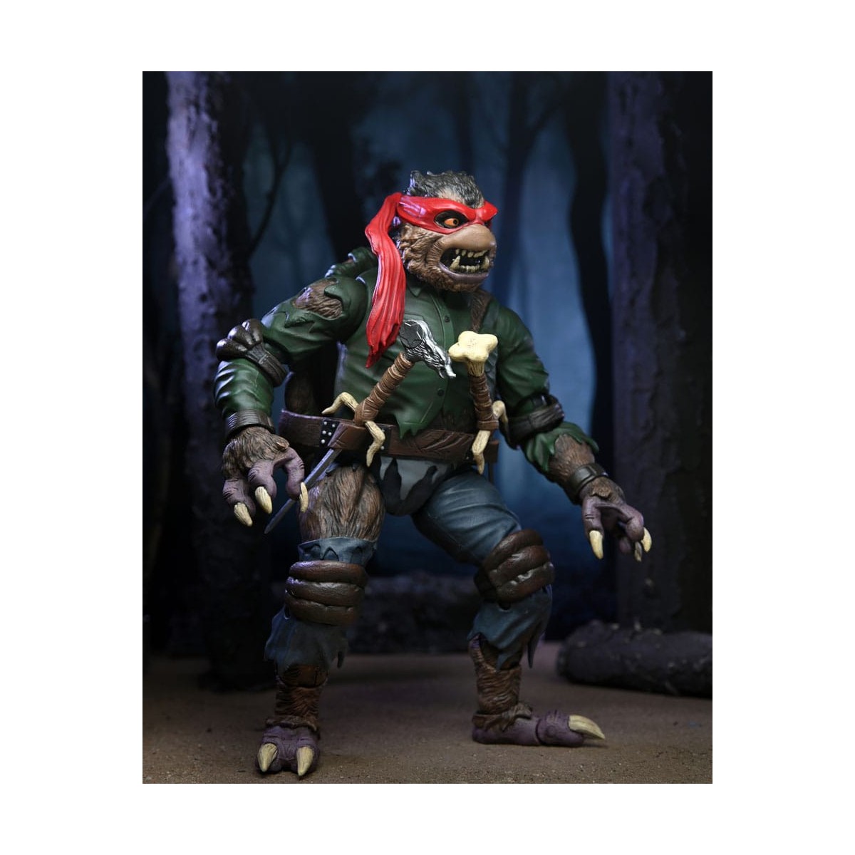 NECA - Ultimate Raphael as The Wolfman - Universal Monsters x TMNT