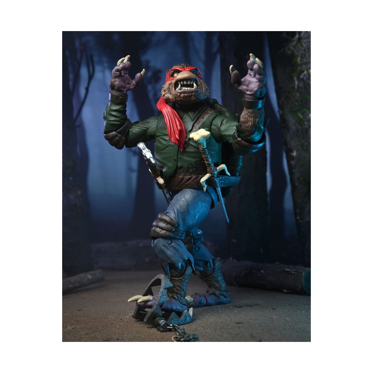 NECA - Ultimate Raphael as The Wolfman - Universal Monsters x TMNT