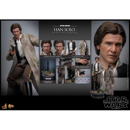 Hot Toys Star Wars Return of the Jedi - Movie Masterpiece 1/6 Han Solo