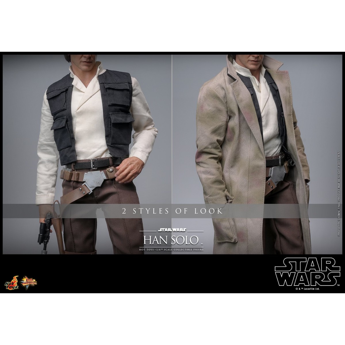 Hot Toys Star Wars Return of the Jedi - Movie Masterpiece 1/6 Han Solo