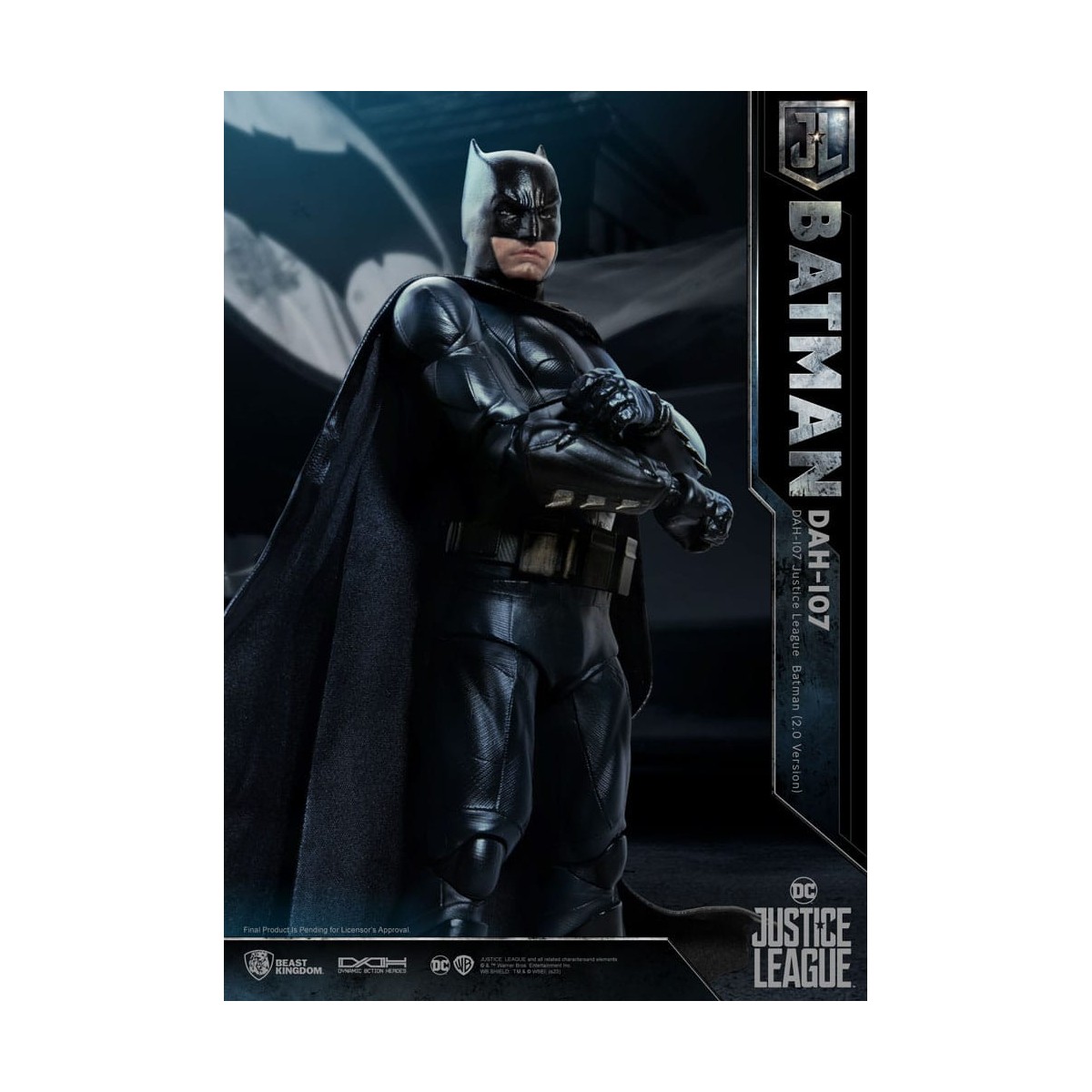 Beast Kingdom - Batman Justice League - Figur 1/9 Dynamic Action Heroes