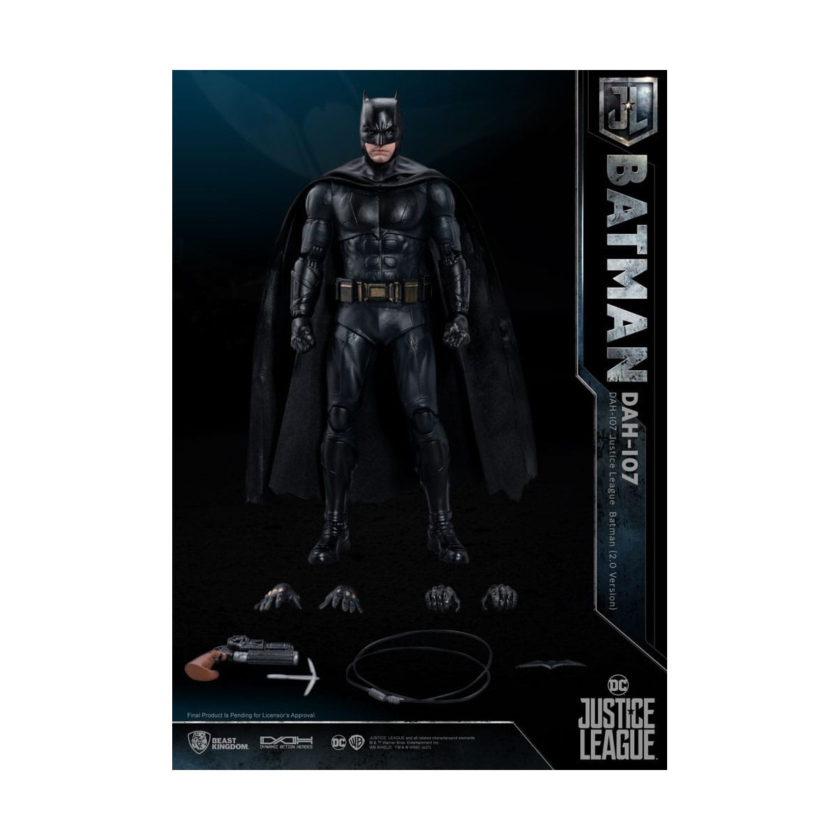 Beast Kingdom - Batman Justice League - Figur 1/9 Dynamic Action Heroes