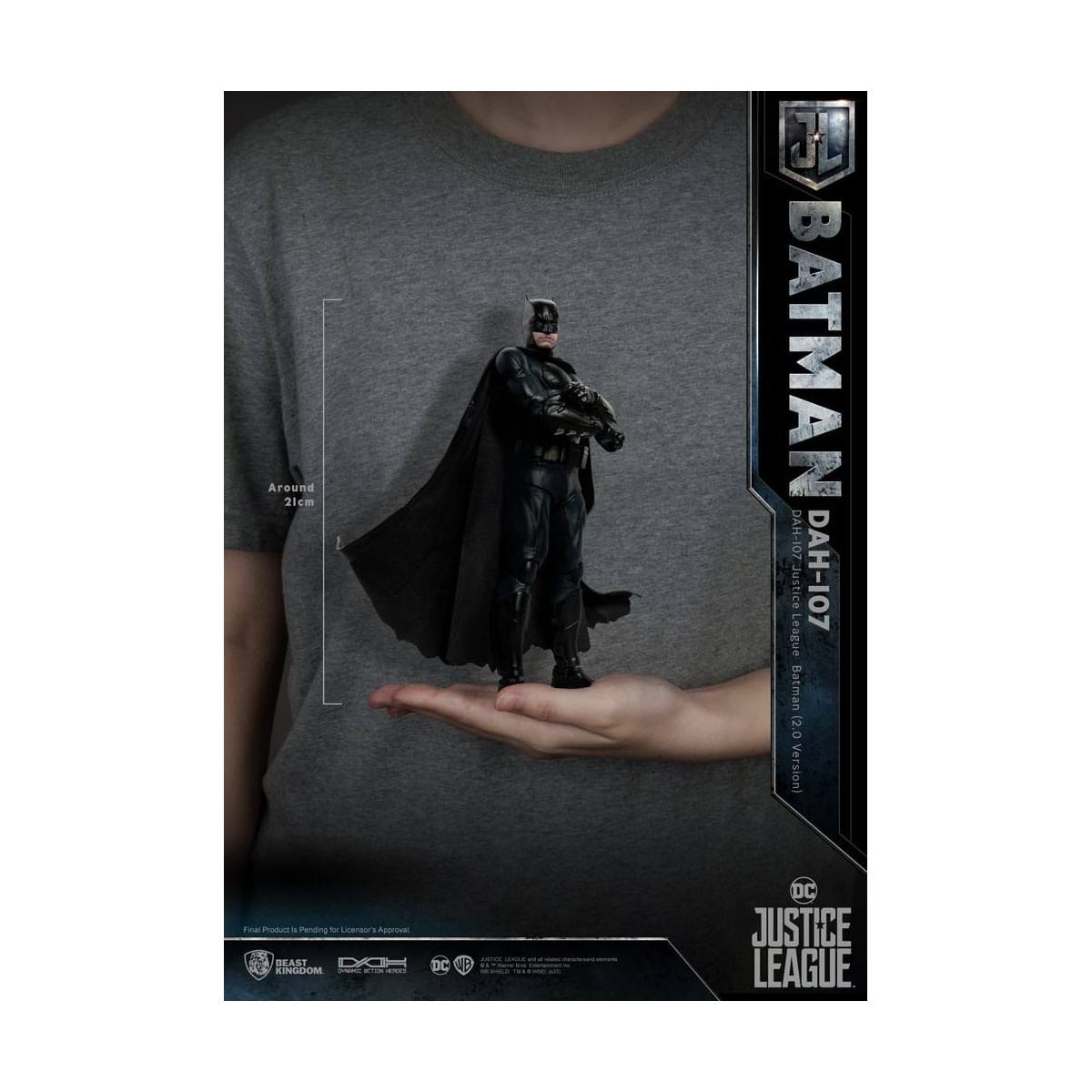 Beast Kingdom - Batman Justice League - Figur 1/9 Dynamic Action Heroes