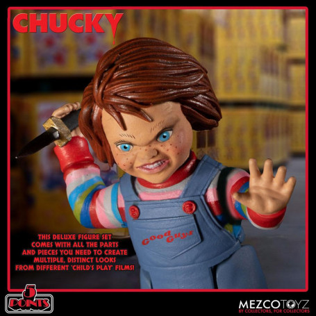 Mezco 5 Points - Chucky Deluxe Figurenset - Child's Play