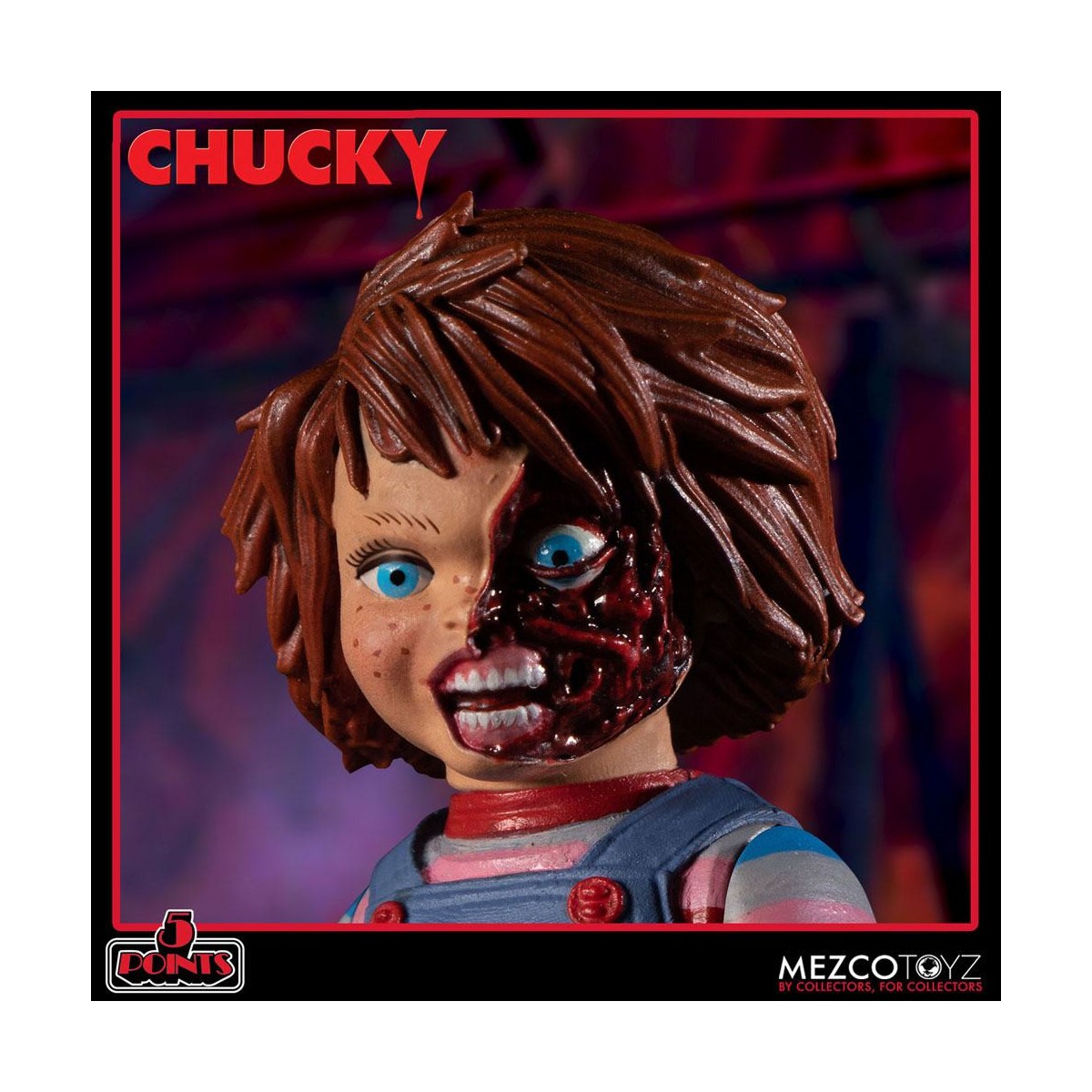 Mezco 5 Points - Chucky Deluxe Figurenset - Child's Play
