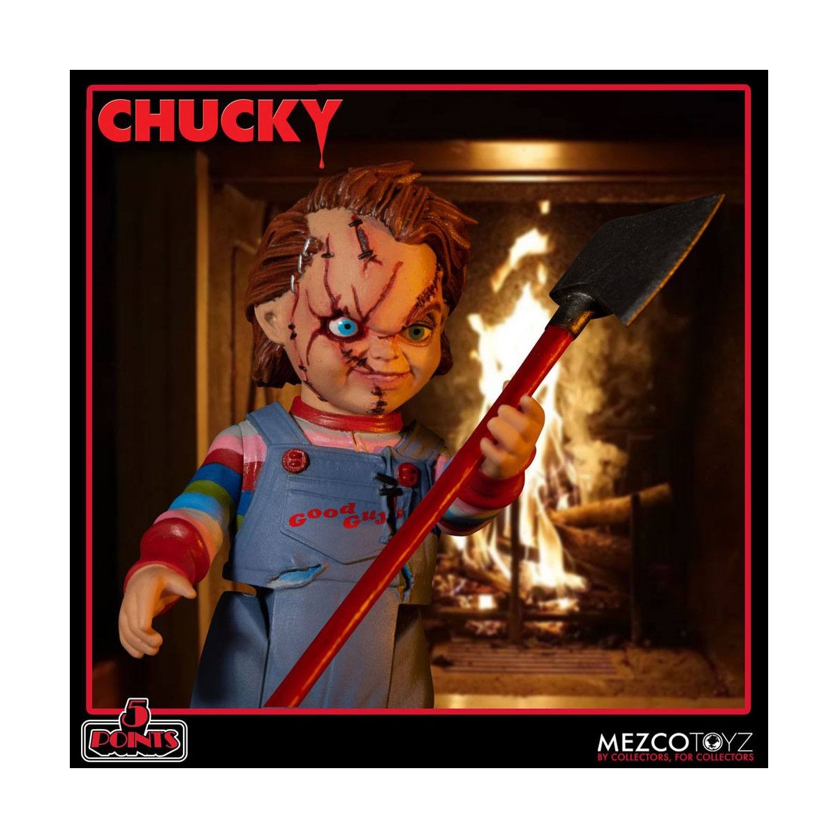 Mezco 5 Points - Chucky Deluxe Figurenset - Child's Play