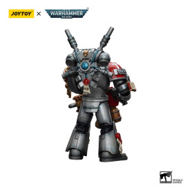 JoyToy Space Marines - Grey Knights - Interceptor Squad Interceptor with Incinerator 1/18 - Warhammer 40K