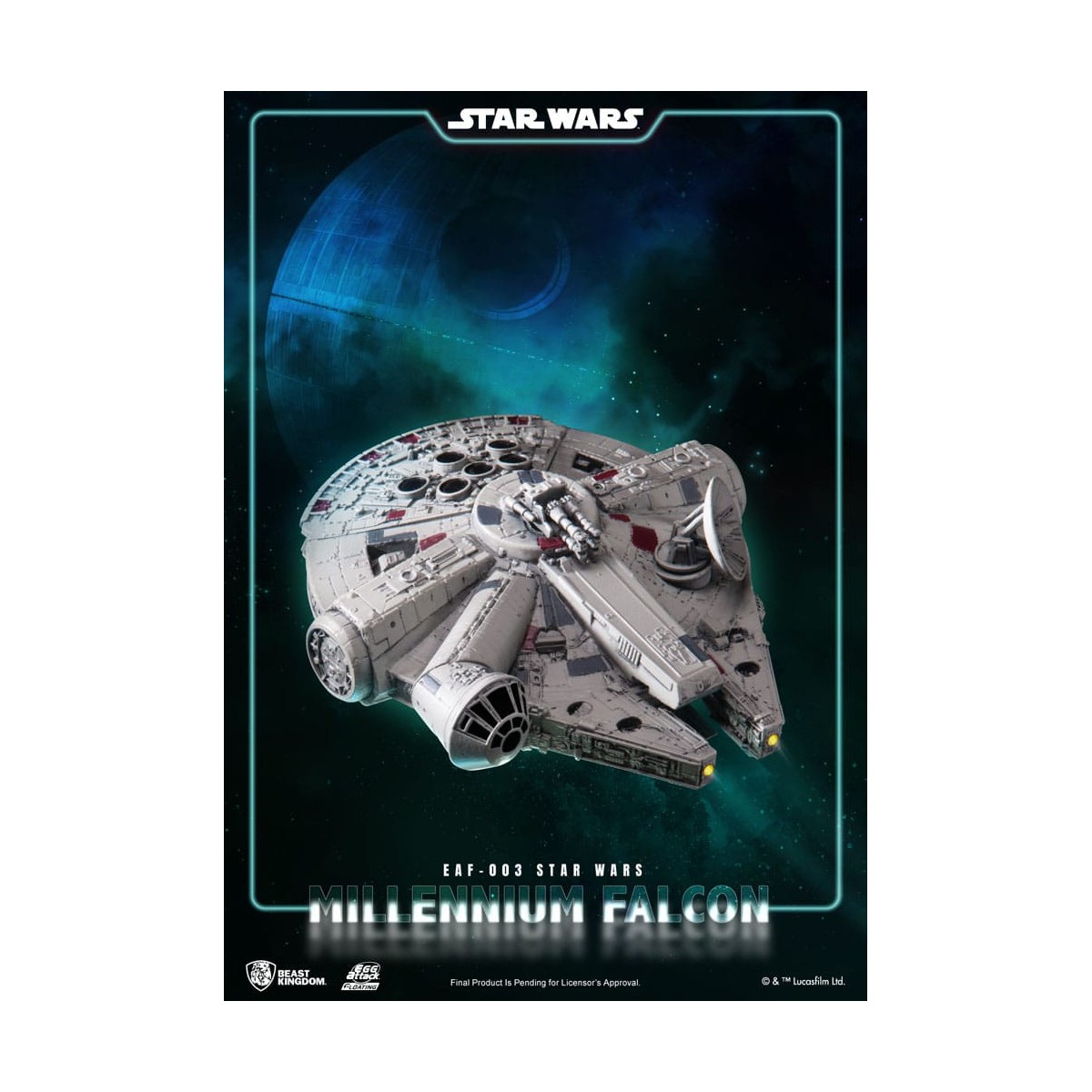Beast Kingdom - Egg Attack Floating Millennium Falcon - Star Wars The Empire Strikes Back