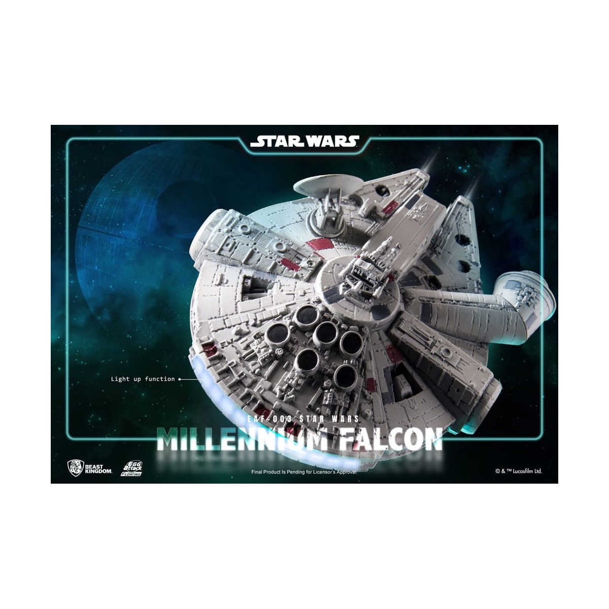 Beast Kingdom - Egg Attack Floating Millennium Falcon - Star Wars The Empire Strikes Back