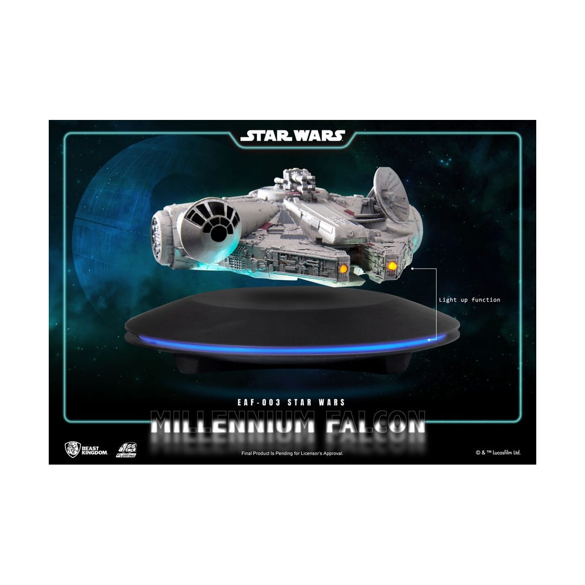 Beast Kingdom - Egg Attack Floating Millennium Falcon - Star Wars The Empire Strikes Back