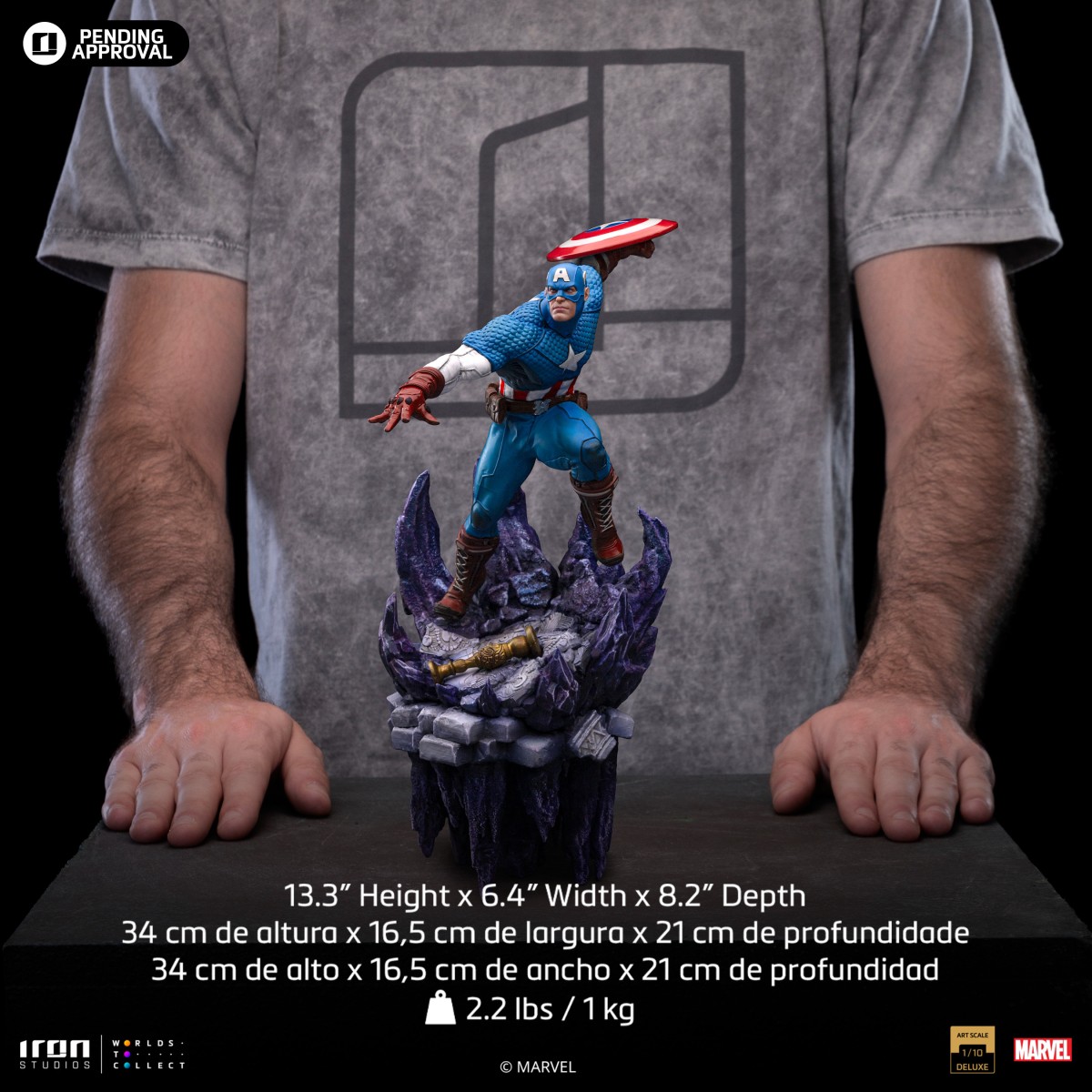 Iron Studios Marvel - Captain America - Deluxe Art Scale 1/10