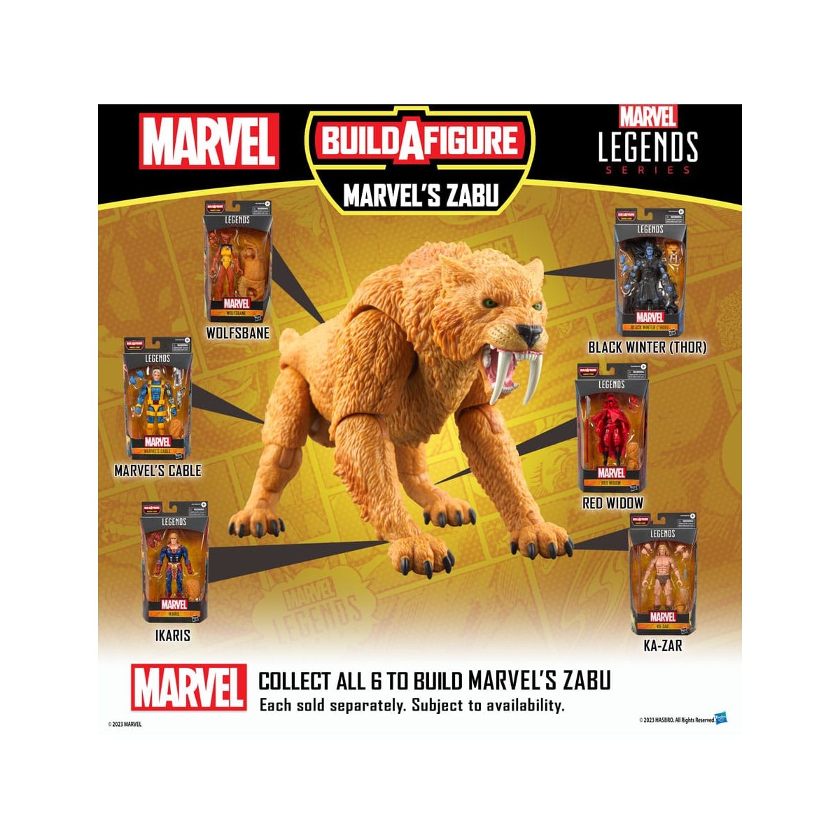 Marvel Legends Savage Land - Ka-Zar - Zabu-Welle