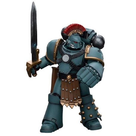 JoyToy Space Marines - Sons of Horus - MKIV Tactical Squad Sergeant with Power Fist 1/18 - Warhammer 40K