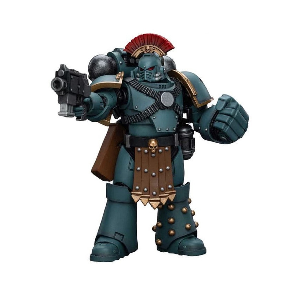 JoyToy Space Marines - Sons of Horus - MKIV Tactical Squad Sergeant with Power Fist 1/18 - Warhammer 40K