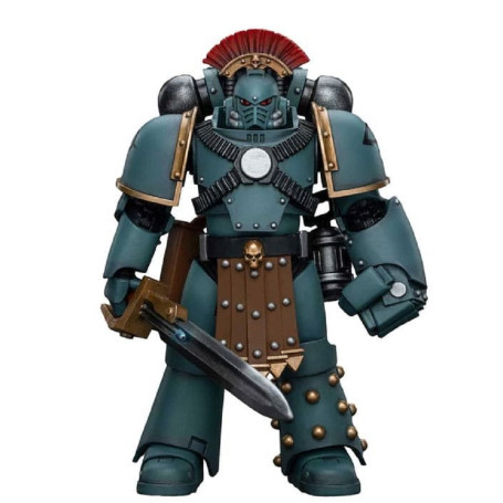 JoyToy Space Marines - Sons of Horus - MKIV Tactical Squad Sergeant with Power Fist 1/18 - Warhammer 40K