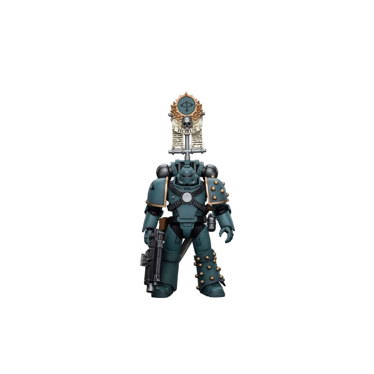 JoyToy Space Marines - Sons of Horus - MKIV Tactical Squad Legionary with Legion Vexilla 1/18 - Warhammer 40K