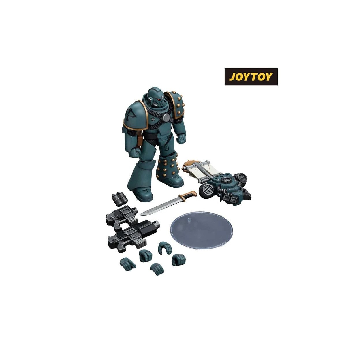 JoyToy Space Marines - Sons of Horus - MKIV Tactical Squad Legionary with Legion Vexilla 1/18 - Warhammer 40K