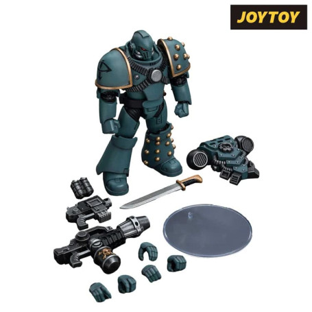 JoyToy Space Marines - Sons of Horus - MKIV Tactical Squad Legionary with Flamer 1/18 - Warhammer 40K