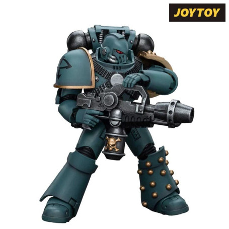 JoyToy Space Marines - Sons of Horus - MKIV Tactical Squad Legionary with Flamer 1/18 - Warhammer 40K