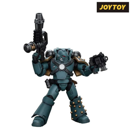JoyToy Space Marines - Sons of Horus - MKIV Tactical Squad Legionary with Flamer 1/18 - Warhammer 40K