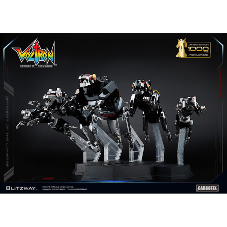 Blitzway - BLACK VOLTRON - Voltron: Defender of the Universe Actionfigur Carbotix