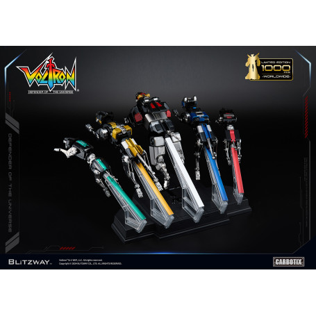Blitzway - BLACK VOLTRON - Voltron: Defender of the Universe Actionfigur Carbotix