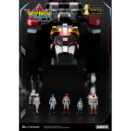 Blitzway - BLACK VOLTRON - Voltron: Defender of the Universe Actionfigur Carbotix