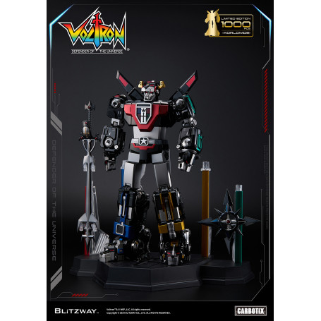 Blitzway - BLACK VOLTRON - Voltron: Defender of the Universe Actionfigur Carbotix