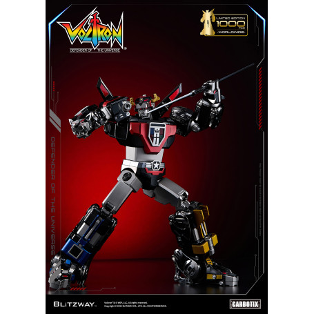 Blitzway - BLACK VOLTRON - Voltron: Defender of the Universe Actionfigur Carbotix