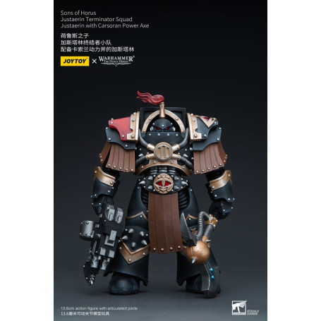 JoyToy - Sons of Horus - Justaerin Terminator Squad - Justaerin mit Carsoran Power Axe 1/18 - The Horus Heresy
