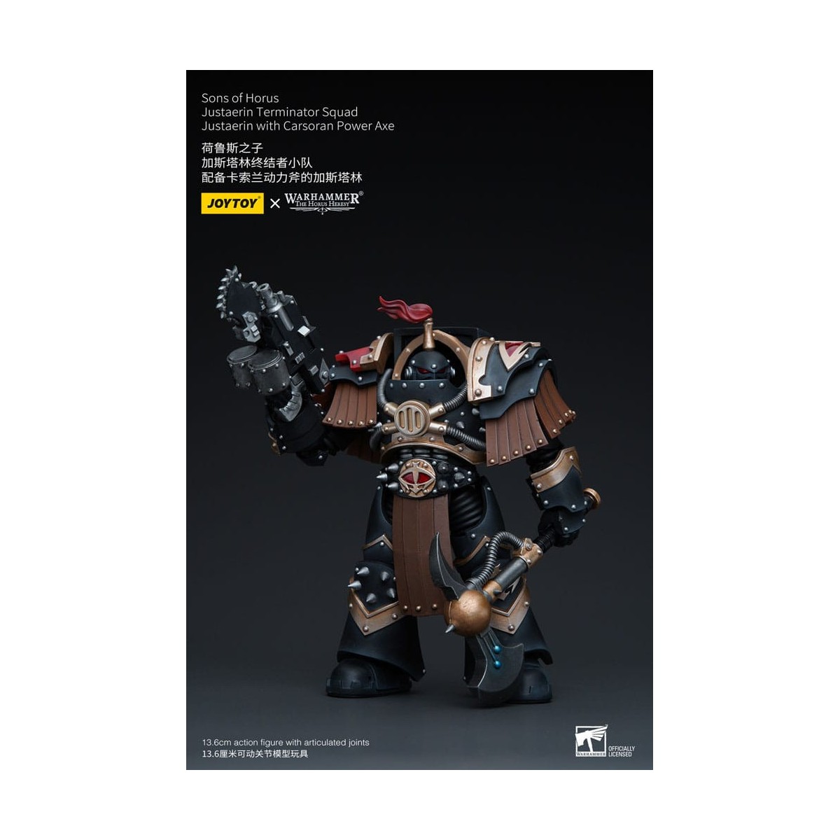 JoyToy - Sons of Horus - Justaerin Terminator Squad - Justaerin mit Carsoran Power Axe 1/18 - The Horus Heresy