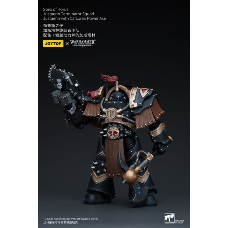 JoyToy - Sons of Horus - Justaerin Terminator Squad - Justaerin mit Carsoran Power Axe 1/18 - The Horus Heresy